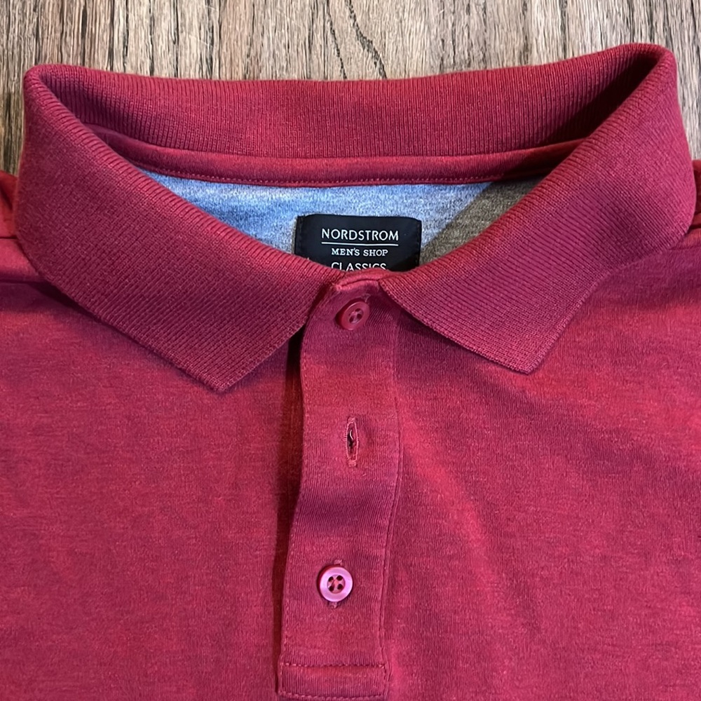 Nordstrom Mens red polo